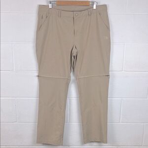 The North Face women’s paramount convertible tan hiking pant outdoor size 16